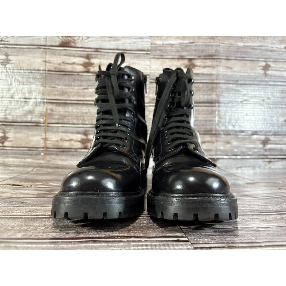 Common Projects Combat Leather Boot size 37 UE 7 US color Black - Picture 2 of 8